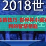 世界杯小组赛竞猜技巧-世界杯小组赛竞猜，解锁胜利的智慧钥匙，解锁胜利的智慧钥匙，世界杯小组赛竞猜技巧