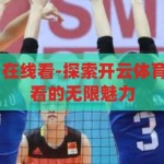 开云体育直播 在线看-探索开云体育直播，在线观看的无限魅力，开云体育直播，解锁在线观看的无限魅力