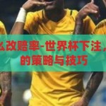 世界杯下注怎么改赔率-世界杯下注，灵活调整赔率的策略与技巧，灵活调整，世界杯下注中赔率的策略与技巧