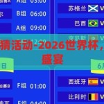 2026世界杯竞猜活动-2026世界杯，激情与预测的盛宴，2026世界杯竞猜，激情与预测的盛宴