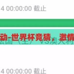 世界杯竞猜活动-世界杯竞猜，激情与智慧的碰撞，激情与智慧的碰撞，世界杯竞猜活动