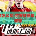 今天世界杯竞猜怎么买-世界杯竞猜，智慧与激情的碰撞，智慧与激情的碰撞，世界杯竞猜的购买策略