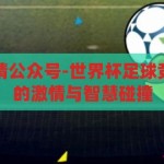 世界杯足球竞猜公众号-世界杯足球竞猜，公众号里的激情与智慧碰撞，世界杯足球竞猜，公众号中的激情与智慧盛宴
