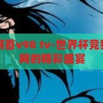 世界杯竞猜官网首v98 tv-世界杯竞猜，V98 TV 官网的精彩盛宴，V98 TV官网，世界杯竞猜的精彩盛宴