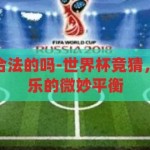 世界杯竞猜是合法的吗-世界杯竞猜，法律边界与娱乐的微妙平衡，世界杯竞猜，法律边界与娱乐的微妙平衡