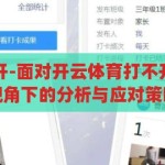 开云体育打不开-面对开云体育打不开的困境，用户视角下的分析与应对策略，开云体育打不开，用户视角下的困境分析与应对策略