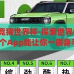 哪个app可以竞猜世界杯-探索世界杯竞猜的乐趣，哪个App能让你一展身手？解锁世界杯竞猜乐趣，探索最佳竞猜App