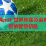 世界杯竞彩宝典pdf-世界杯竞彩宝典，解锁足球盛宴的智慧钥匙，解锁足球盛宴的智慧钥匙，世界杯竞彩宝典PDF指南