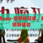世界杯投注竞猜app-世界杯狂欢，解锁智能投注竞猜新体验，智能投注，狂欢世界杯，解锁全新竞猜体验的APP
