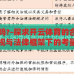 开云体育合法吗?-探求开云体育的合法性，理性审视与法律框架下的考量，开云体育的合法性探究，法律框架下的理性审视