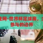世界杯外围下注网-世界杯足球赛，全球狂欢与理性参与的边界，世界杯足球赛，全球狂欢与理性投注的边界
