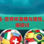 世界杯外围下注-世界杯激情与理性，外围下注的边缘探讨，世界杯激情与理性，外围下注的边缘探讨