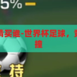 世界杯足球竞猜买谁-世界杯足球，竞猜与激情的碰撞，世界杯足球，竞猜与激情的碰撞