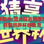 体彩竞猜世界杯图片-图片背后的激情与智慧，体彩竞猜世界杯的魅力，体彩竞猜世界杯，激情与智慧的背后