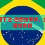 巴西世界杯外围下注-巴西世界杯，全球狂欢背后的理性审视，巴西世界杯，全球狂欢背后的理性审视与外围下注的警示
