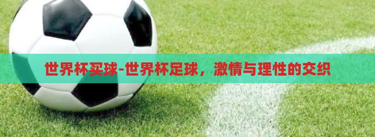 世界杯买球-世界杯足球,激情与理性的交织 世界杯买球-世界杯足球,激情与理性的交织