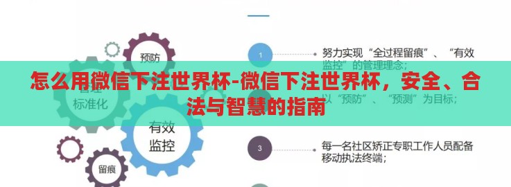 怎么用微信下注世界杯-微信下注世界杯,安全、合法与智慧的指南 怎么用微信下注世界杯-微信下注世界杯,安全、合法与智慧的指南