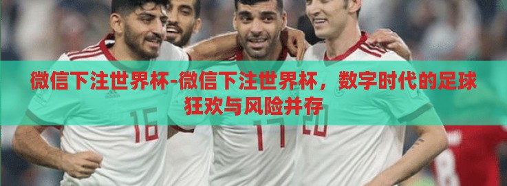 微信下注世界杯-微信下注世界杯，数字时代的足球狂欢与风险并存