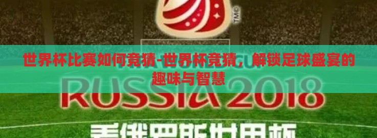 世界杯比赛如何竞猜-世界杯竞猜，解锁足球盛宴的趣味与智慧