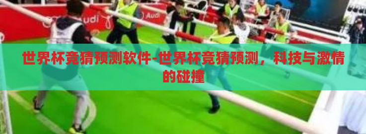 世界杯竞猜预测软件-世界杯竞猜预测，科技与激情的碰撞
